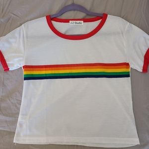 Rainbow pride tee shirt